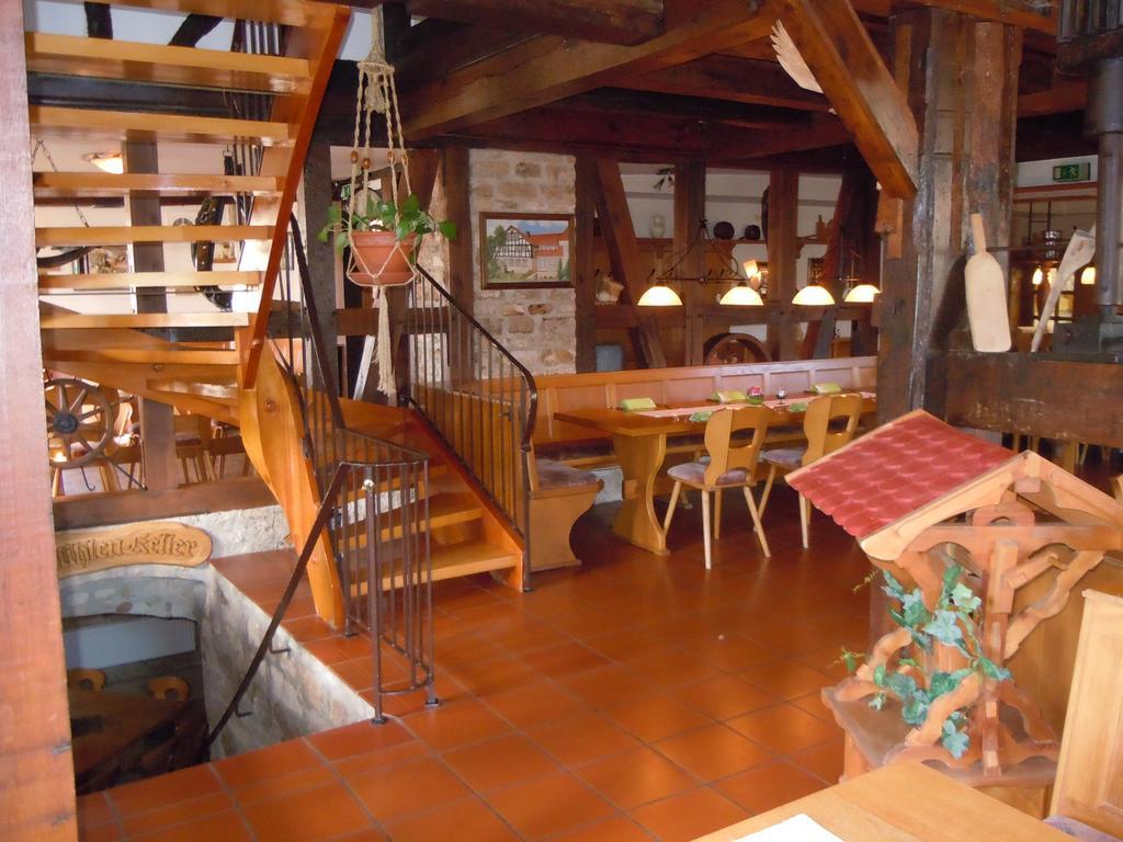 Landgasthof Zur Untermuehle Datterode Esterno foto